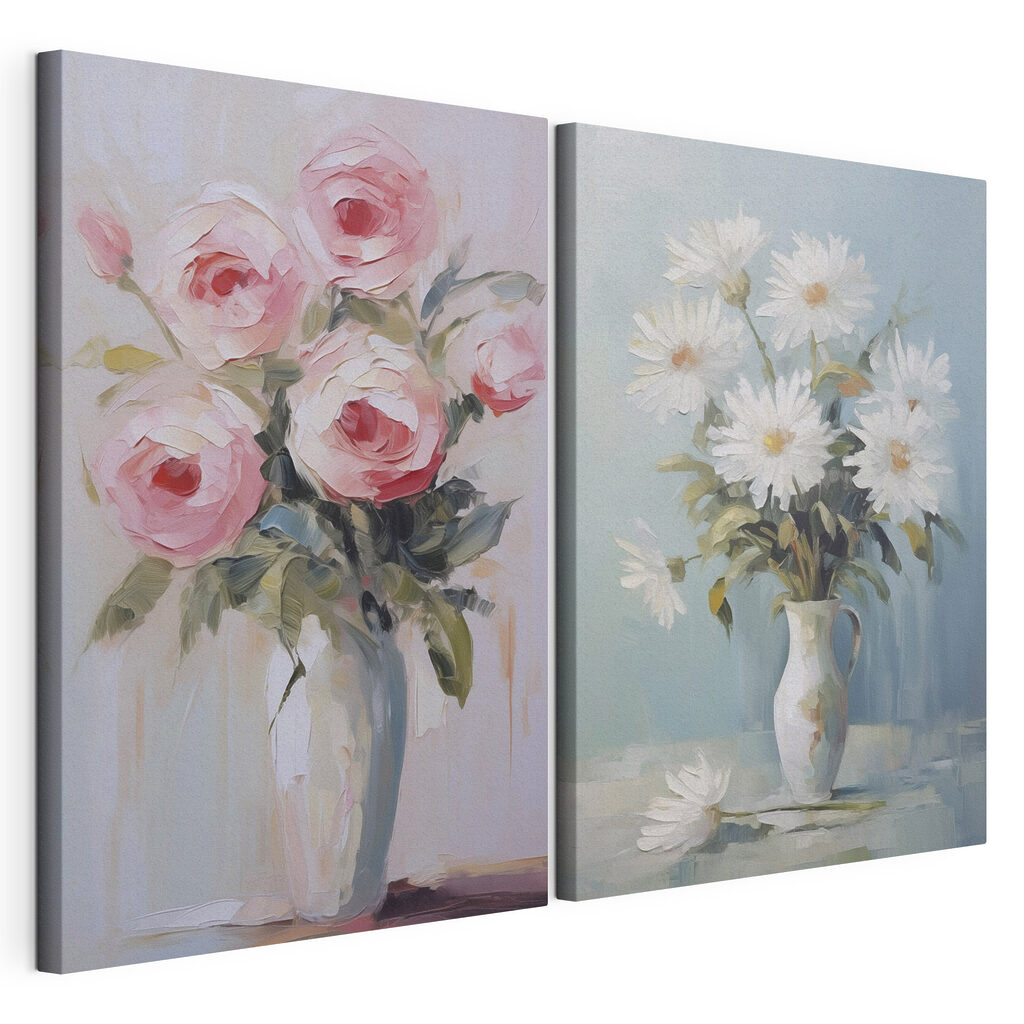 Roses et marguerites — vue du produit
