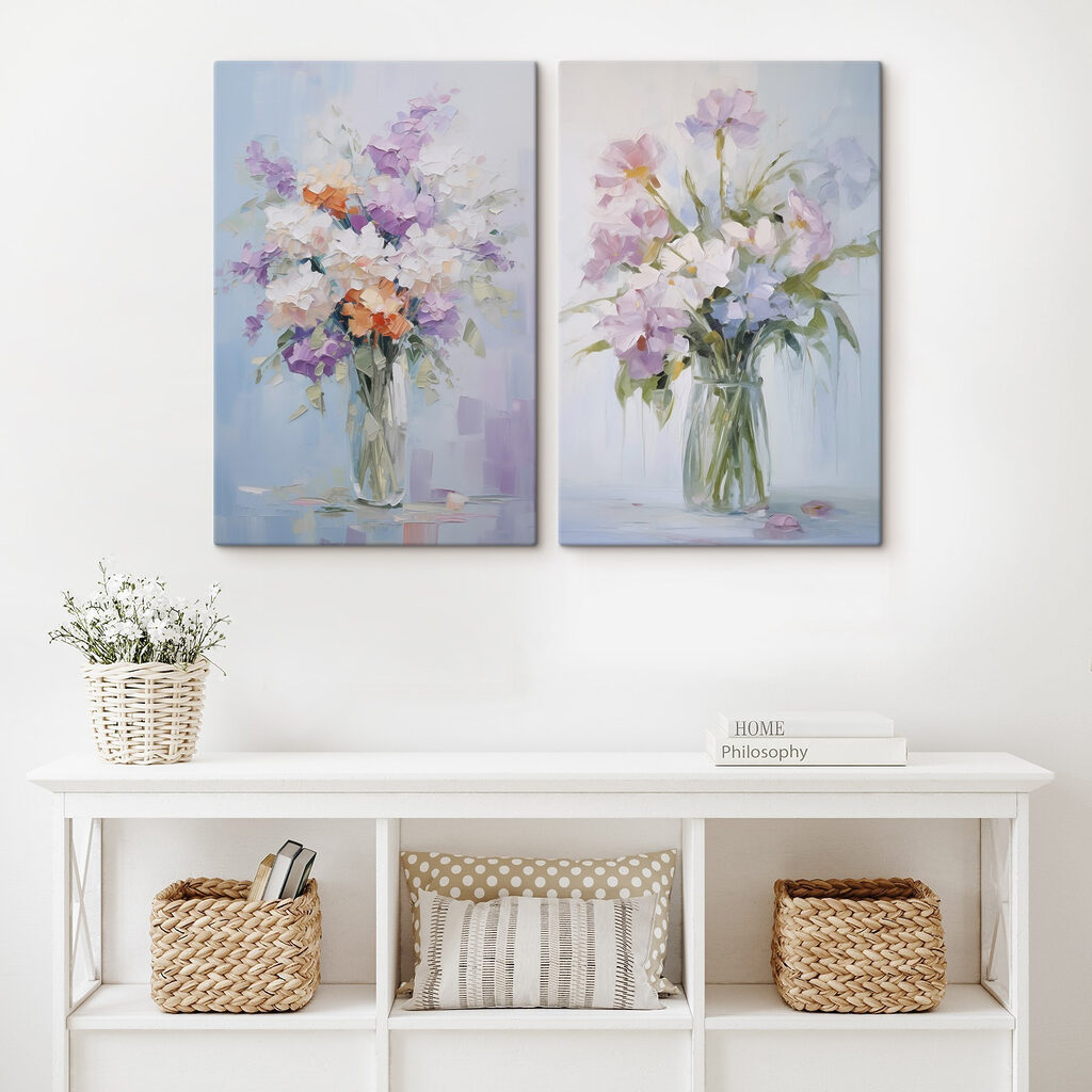 Bouquets mauves — intérieur 1