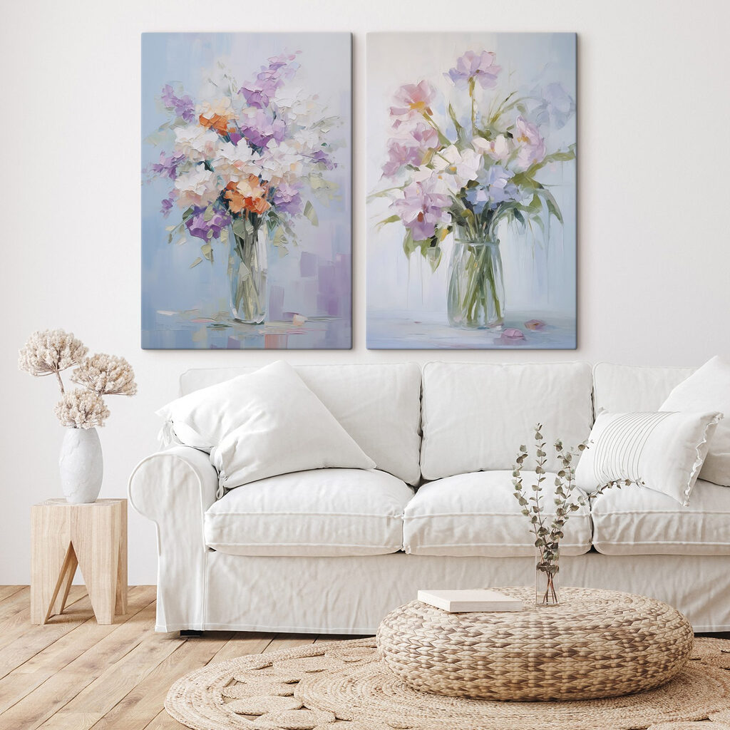 Bouquets mauves — intérieur 2