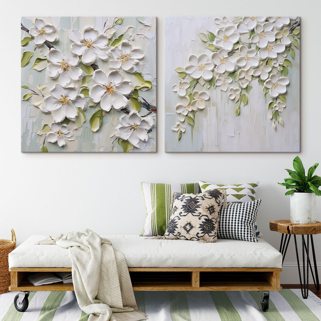 Floraison en relief — intérieur 2