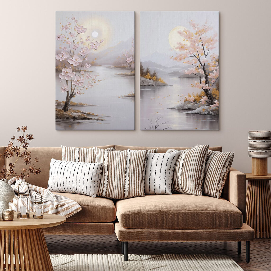 Printemps sur la rivière — intérieur 1