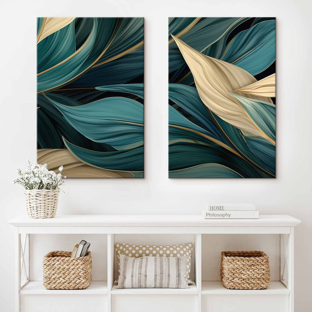 Arabesques de feuilles — intérieur 1