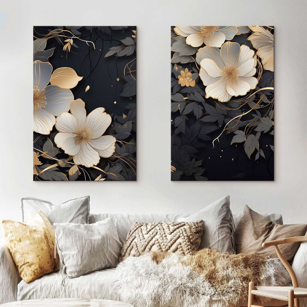 Fleurs et arabesques — intérieur 1