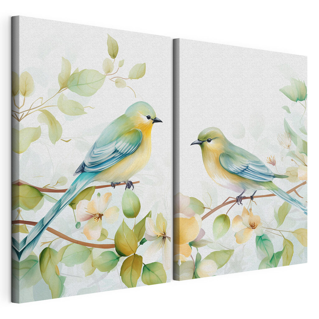 Oiseaux sur la branche — vue du produit
