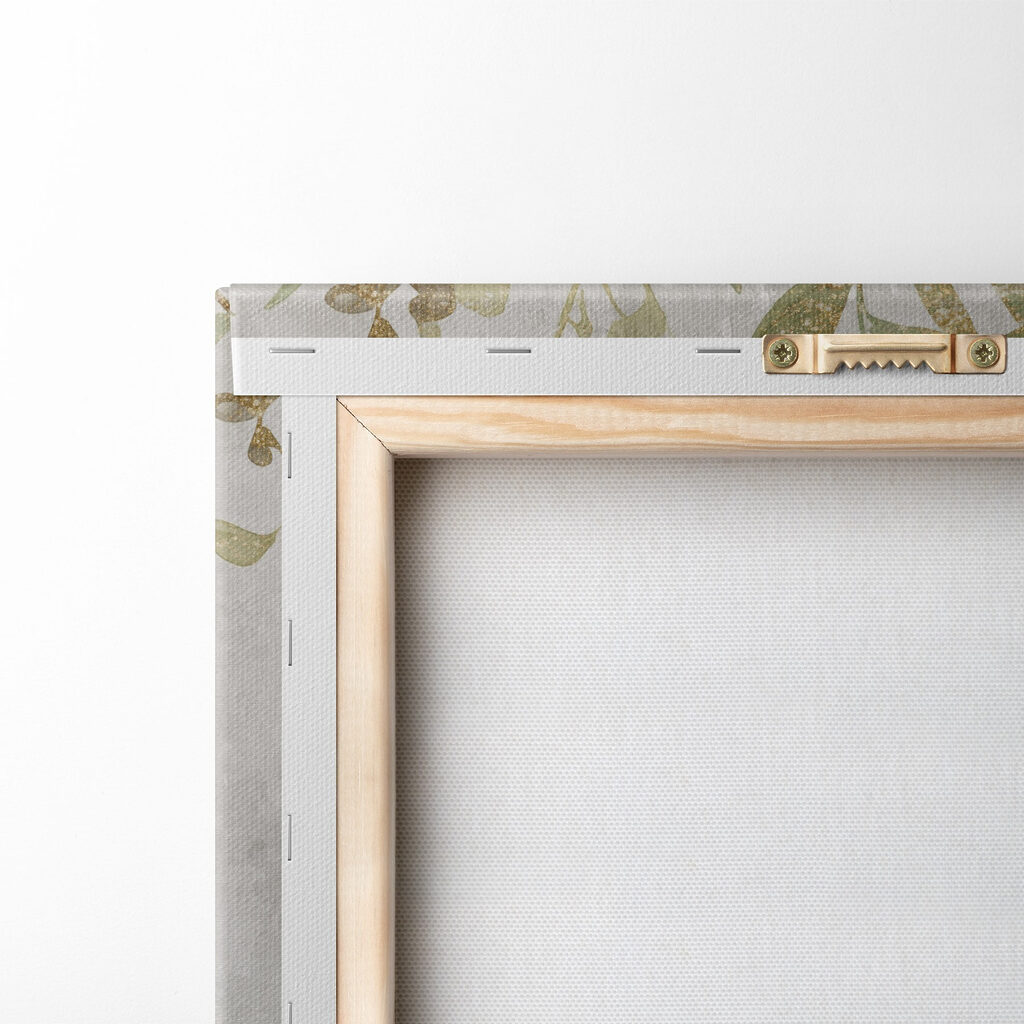 Feuillage sur gris — dos