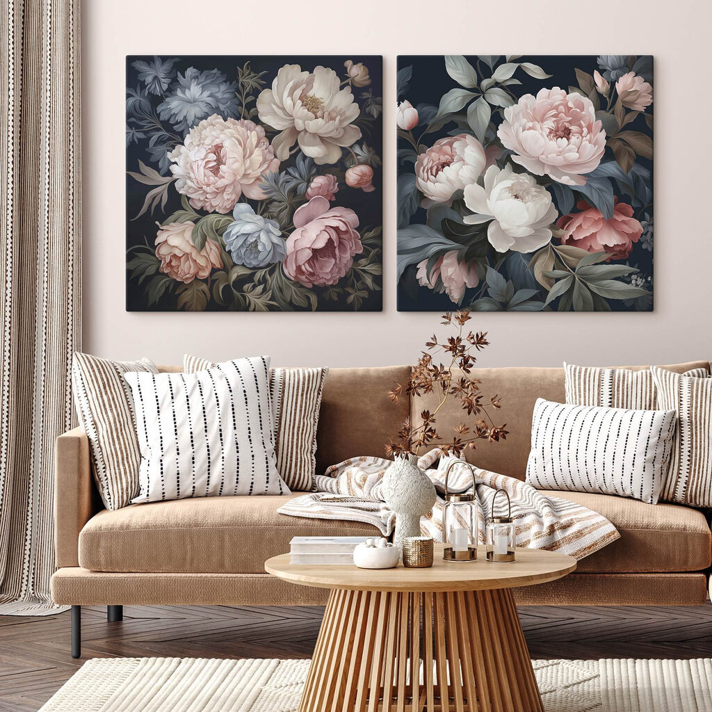 Élégance des pivoines — intérieur 1