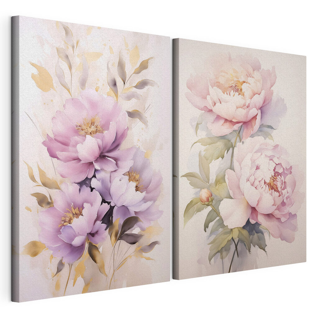 Fleurs aux tons tendres — vue du produit