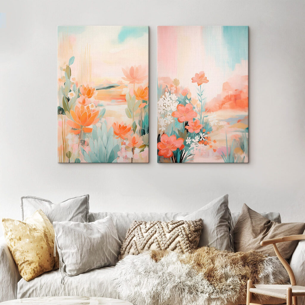Paysage fleuri — intérieur 1