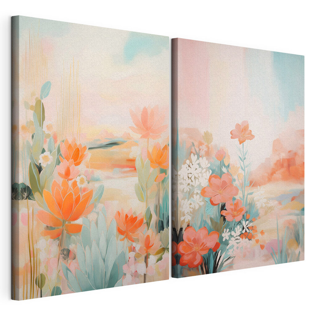 Paysage fleuri — vue du produit