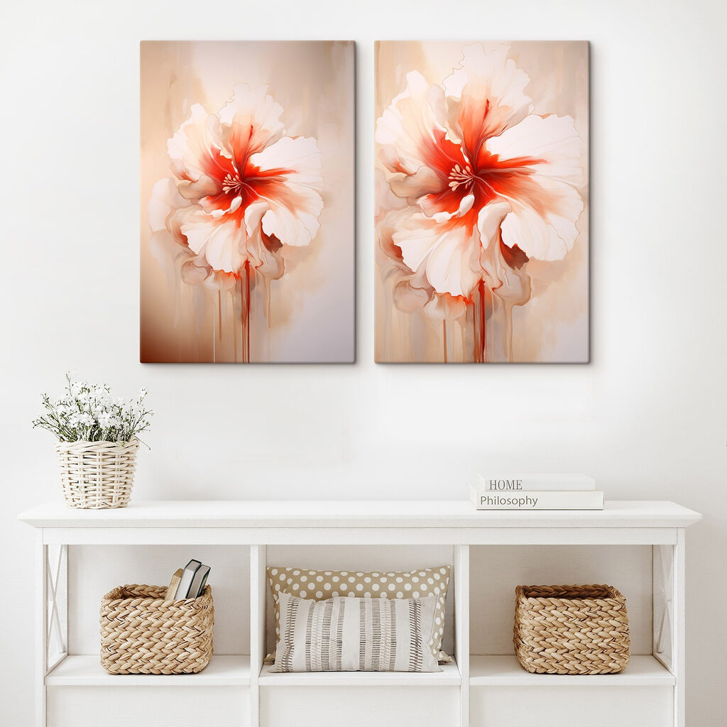 Fleur au cœur rouge — intérieur 1