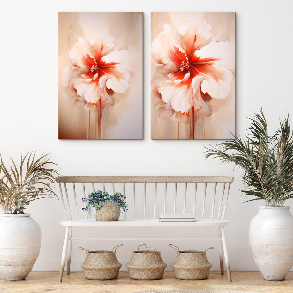 Fleur au cœur rouge — intérieur 2