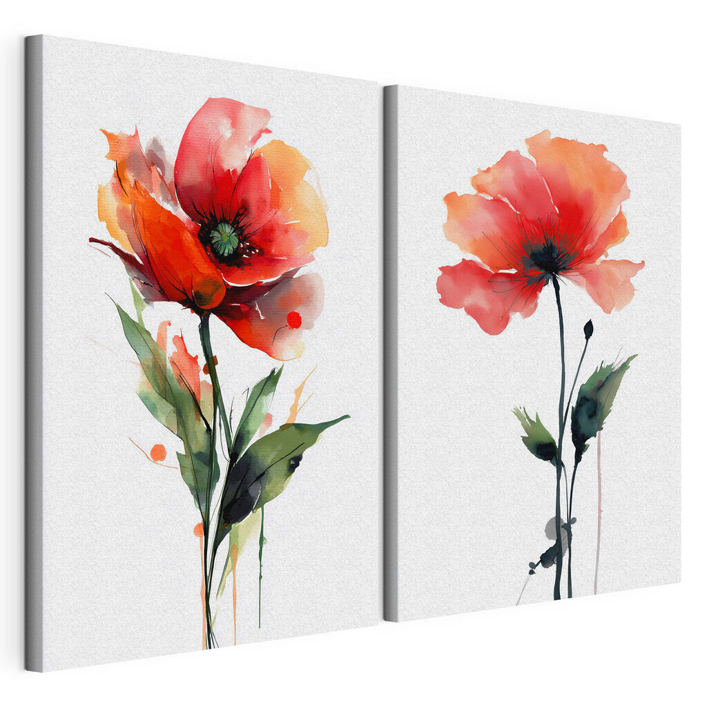 Fleurs vives à l’aquarelle — vue du produit