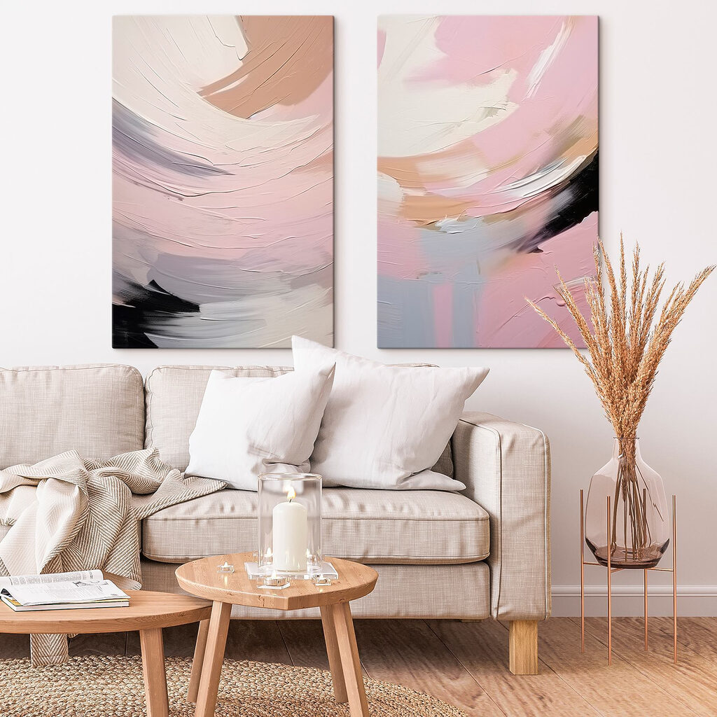 Courbes pastel — intérieur 1