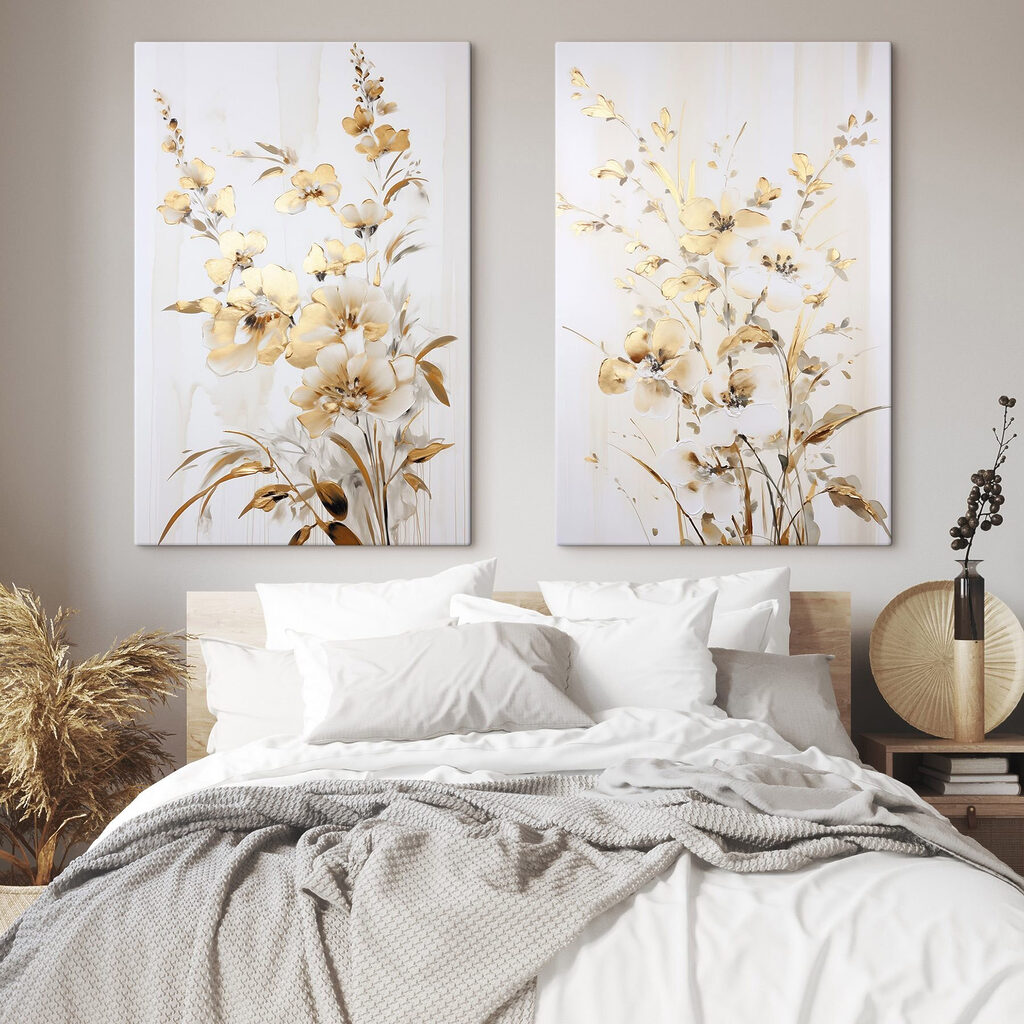 Fleurs dorées — intérieur 2