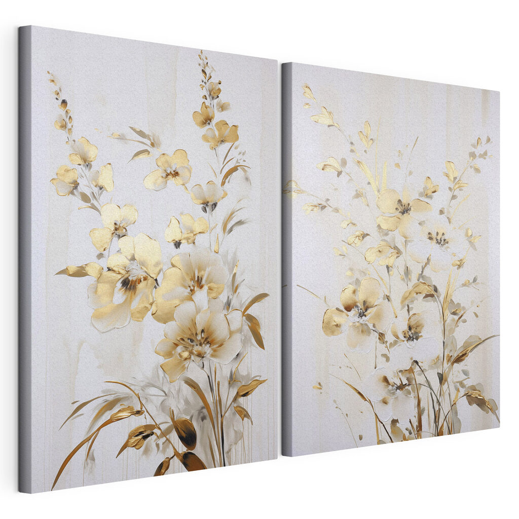 Fleurs dorées — vue du produit