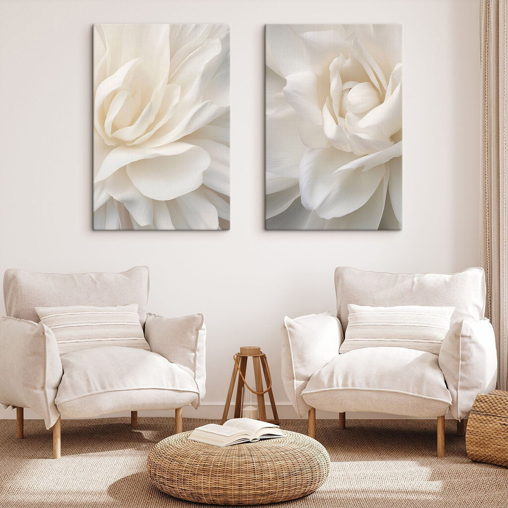 Pétales blancs — intérieur 1