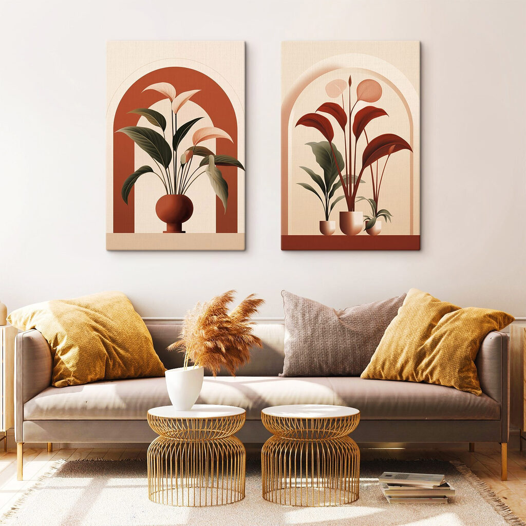 Plantes sous les arches — intérieur 2
