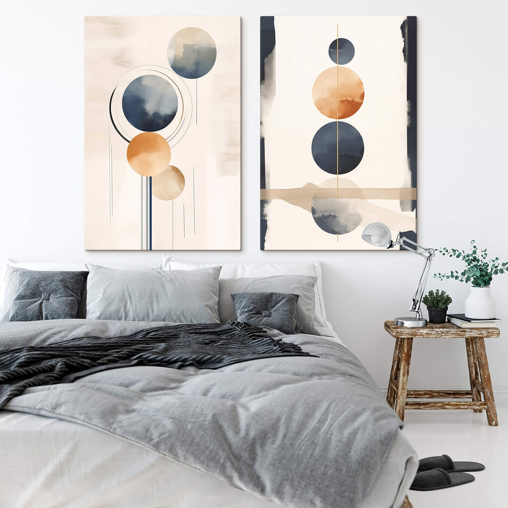 Cercles à l’aquarelle — intérieur 1