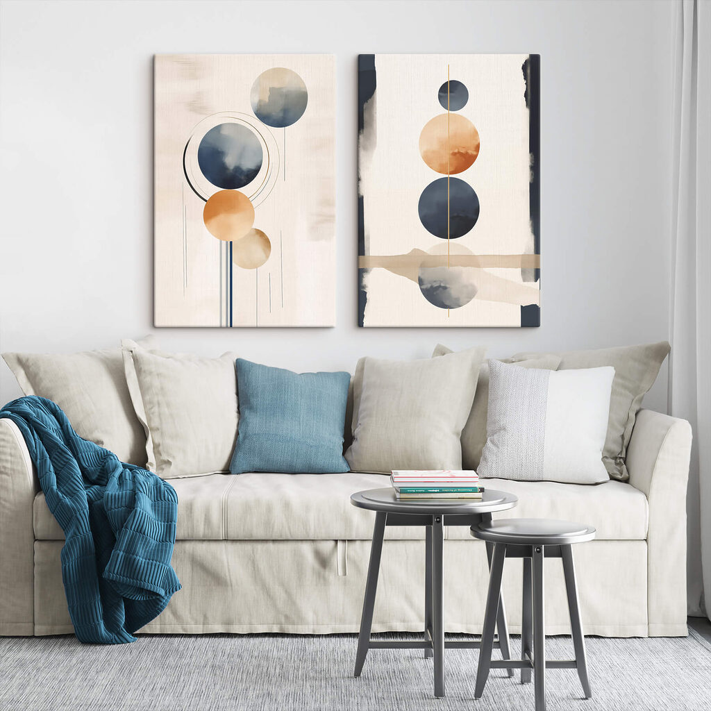 Cercles à l’aquarelle — intérieur 2