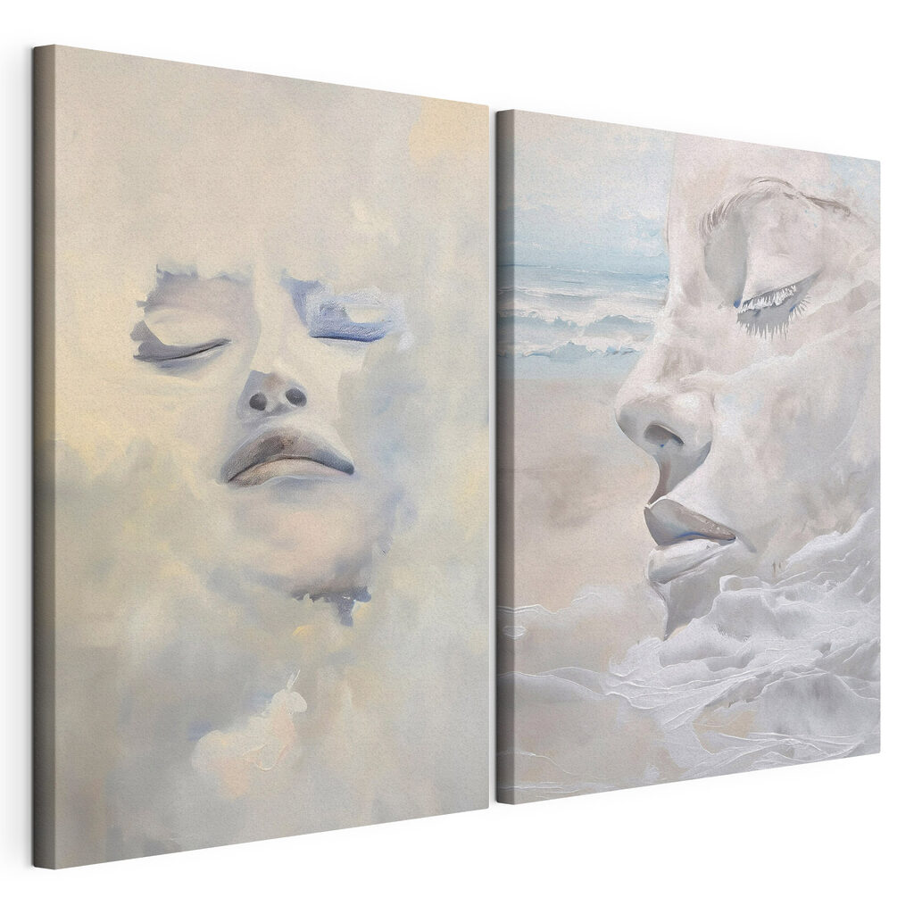 Visage dans les nuages — vue du produit
