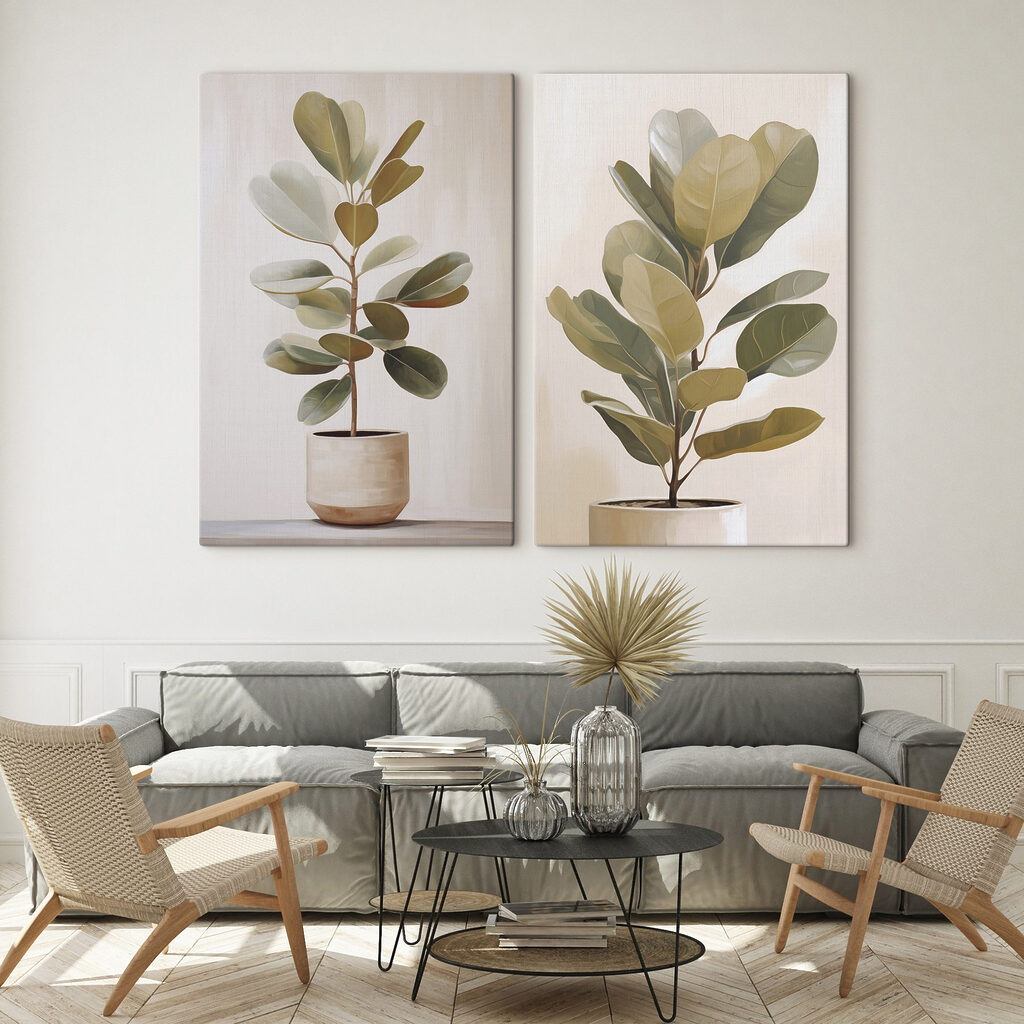 Plante aux larges feuilles — intérieur 2