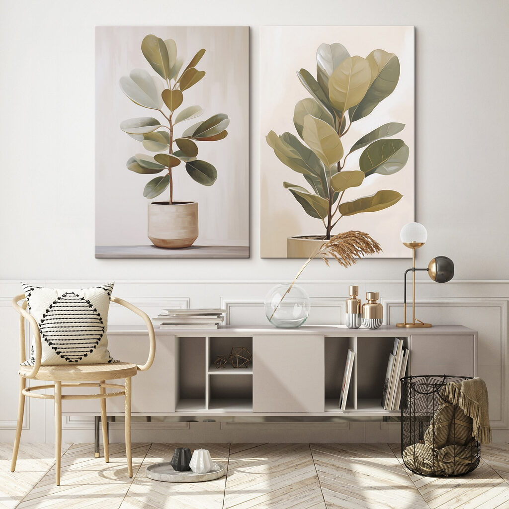 Plante aux larges feuilles — intérieur 1