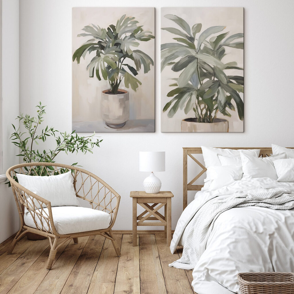Feuillage vert sauge — intérieur 1
