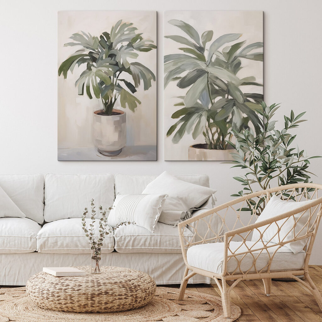 Feuillage vert sauge — intérieur 2