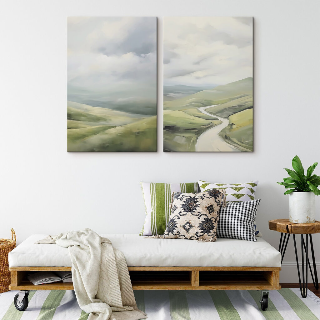 Route dans les collines — intérieur 1