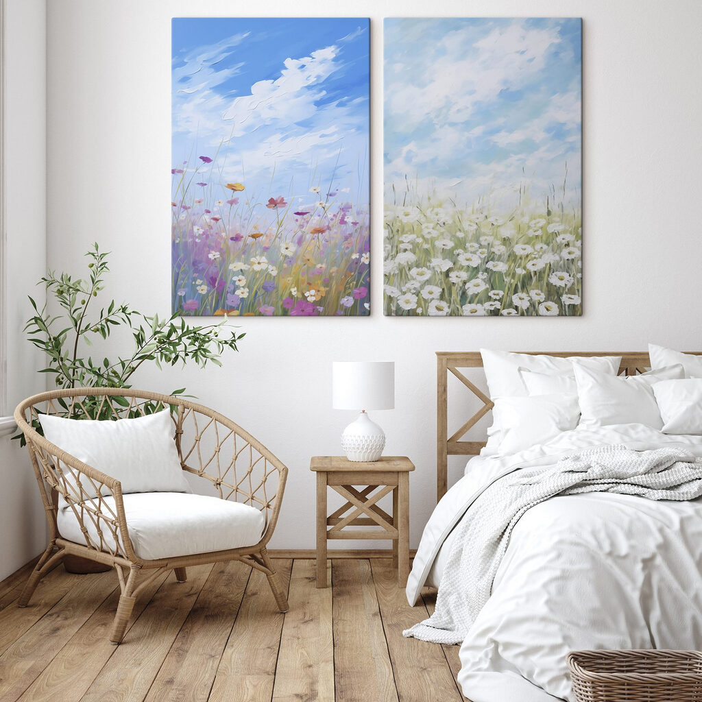 Marguerites et fleurs sauvages — intérieur 1