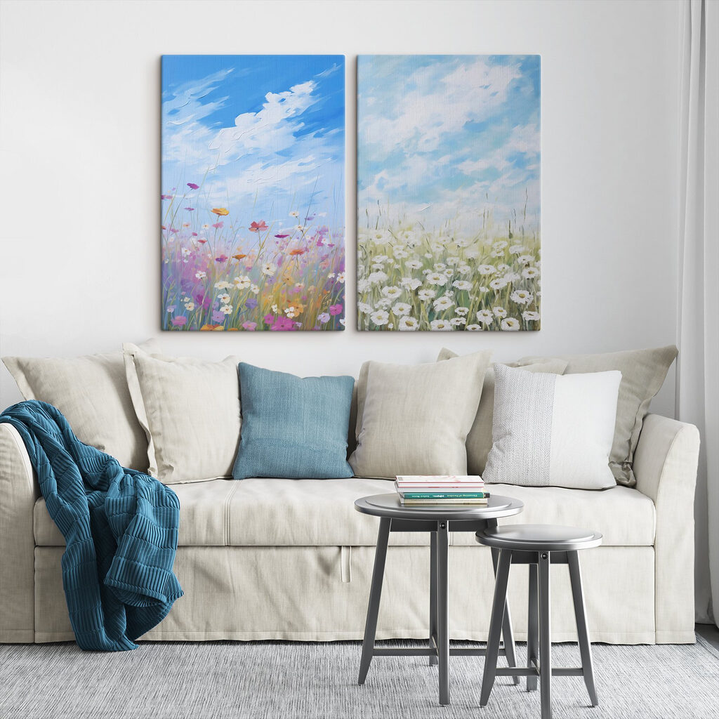 Marguerites et fleurs sauvages — intérieur 2