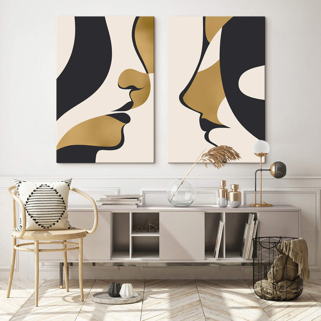 Profils noir et or — intérieur 2