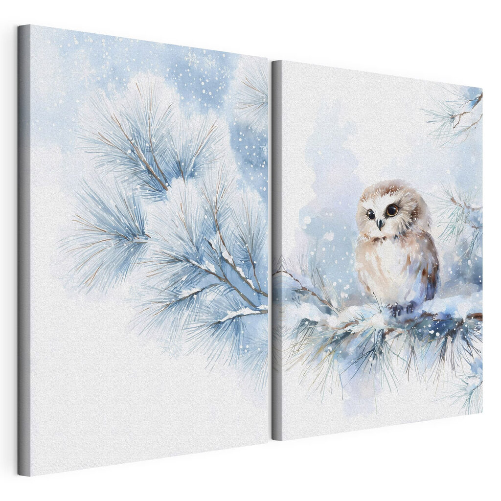 Chouette dans la neige — vue du produit