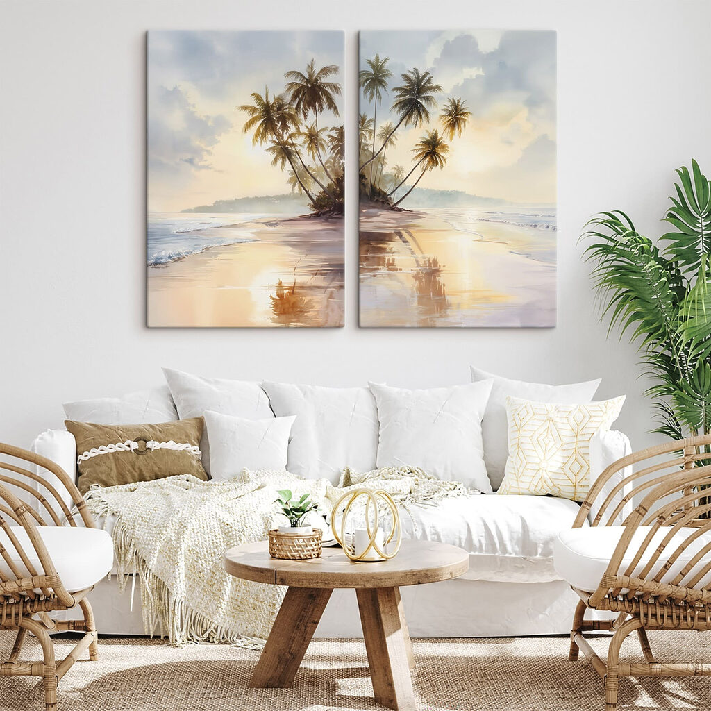 Palmiers en reflet — intérieur 2