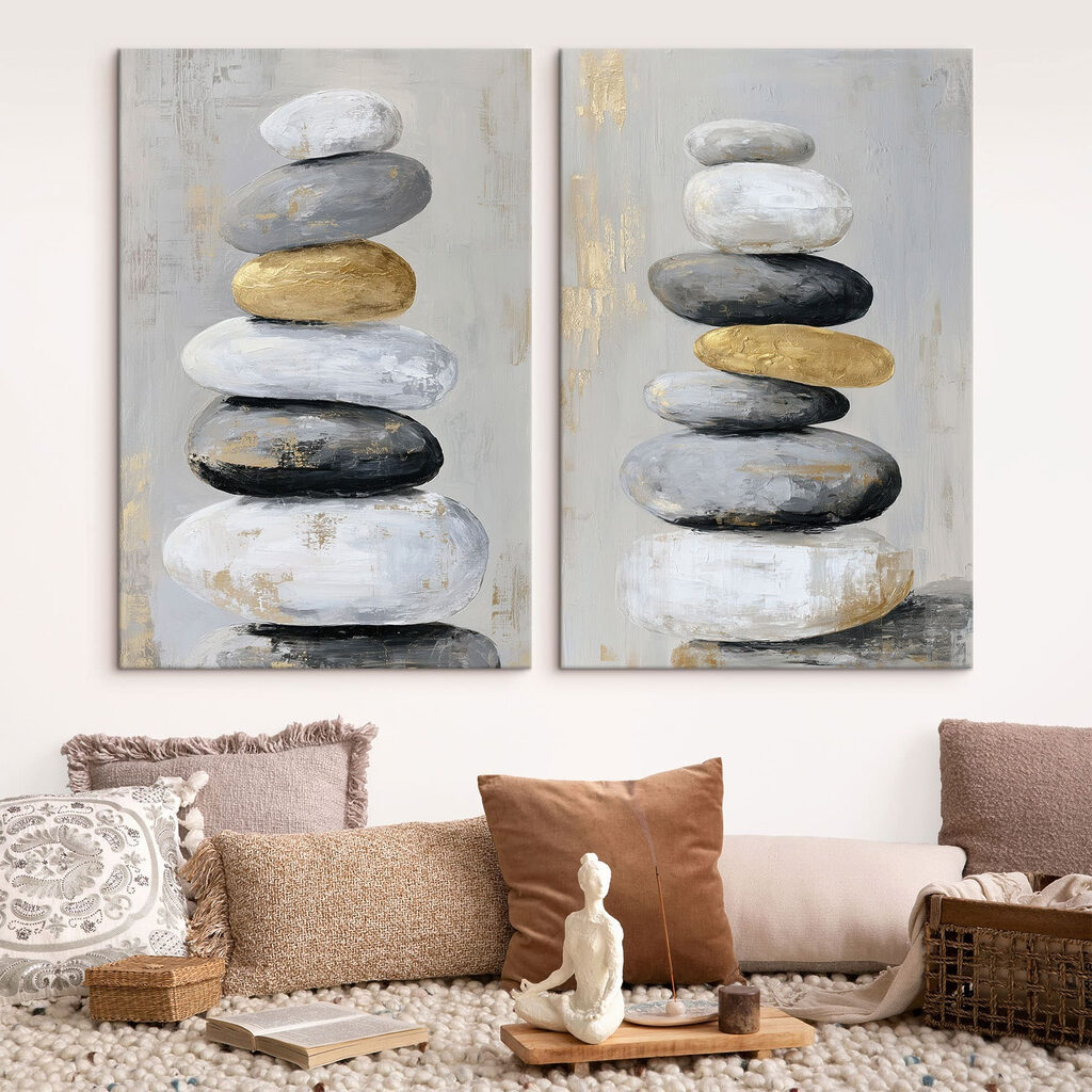 Pierres en équilibre — intérieur 1