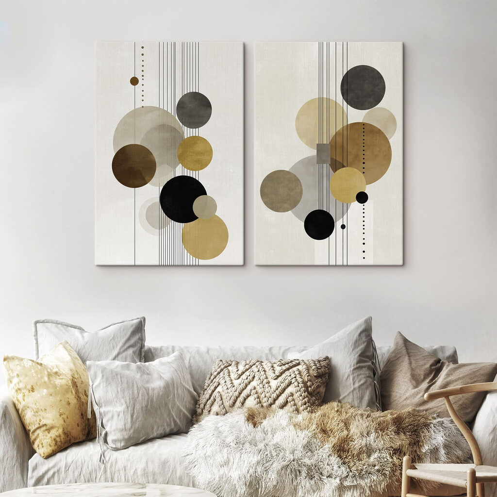 Cercles et pointillés — intérieur 1