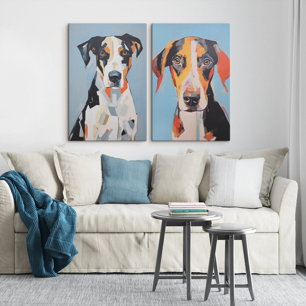 Portrait de chien — intérieur 1