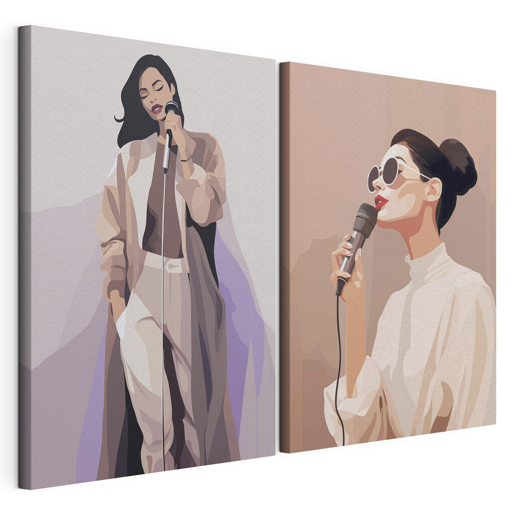 Chanteuses stylisées — vue du produit