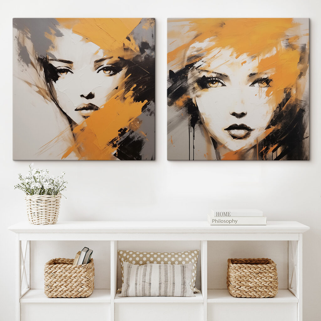 Visage aux traits d’ocre — intérieur 1