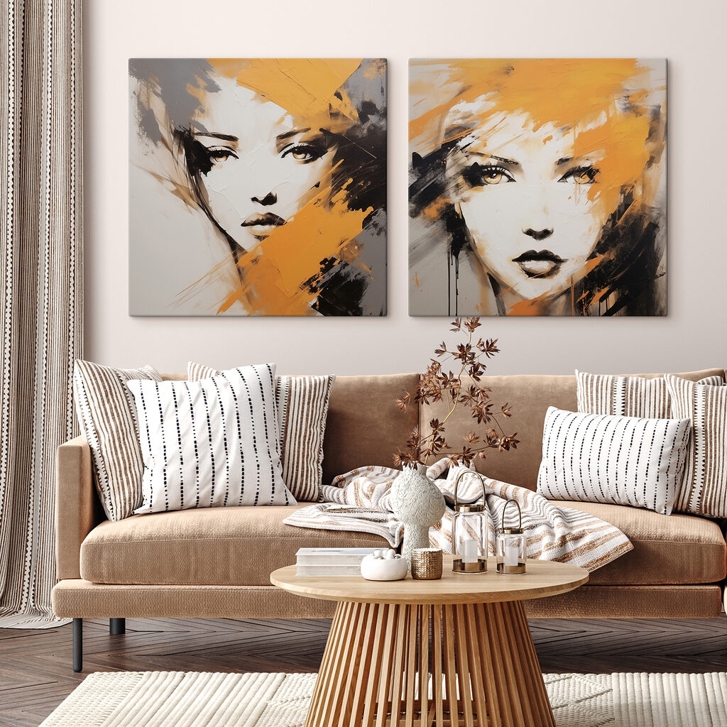 Visage aux traits d’ocre — intérieur 2