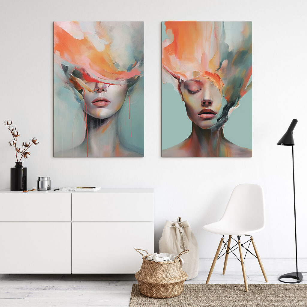 Chevelure de couleurs — intérieur 1
