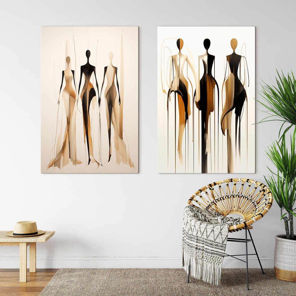 Silhouettes au loin — intérieur 1