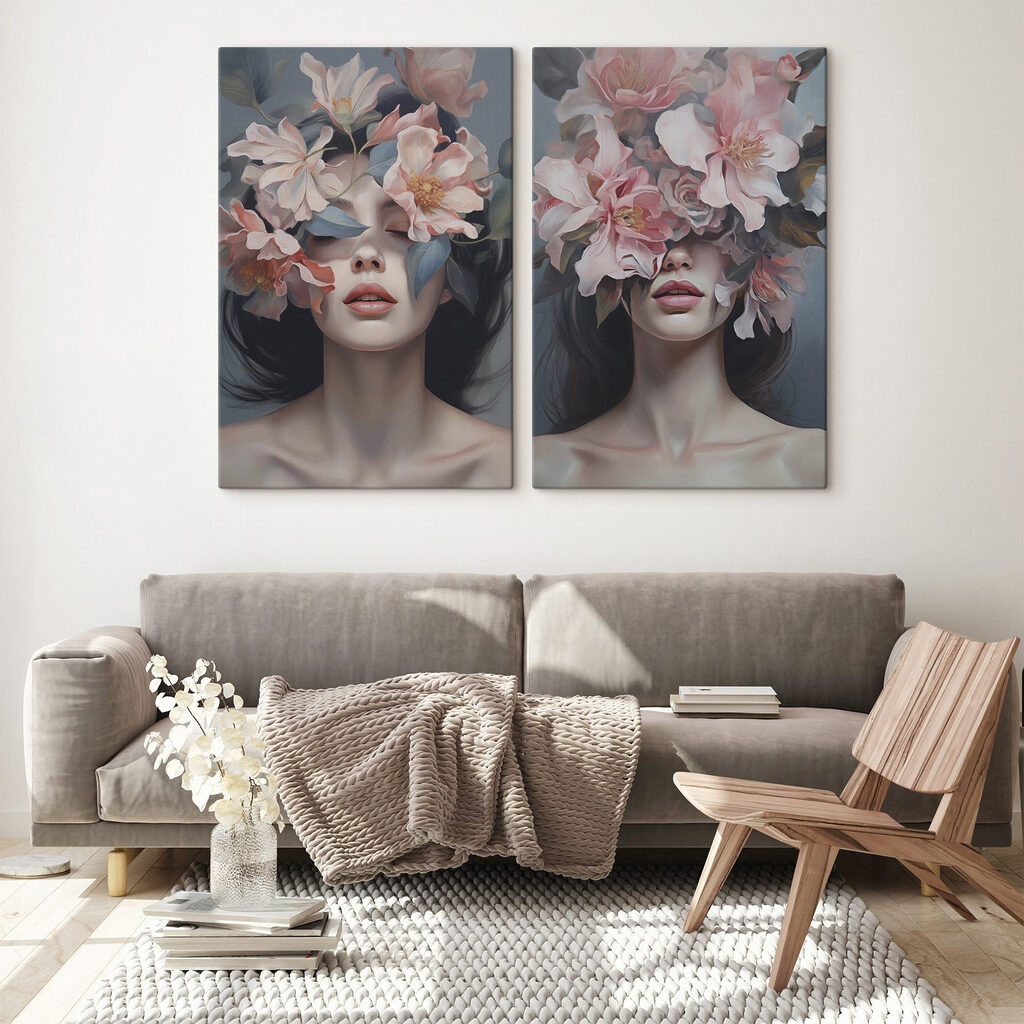 Visage en fleurs — intérieur 2