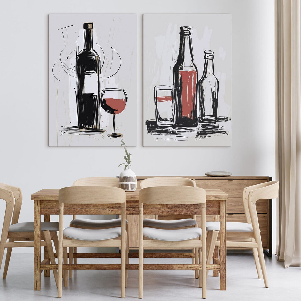 Bouteilles et verres — intérieur 2