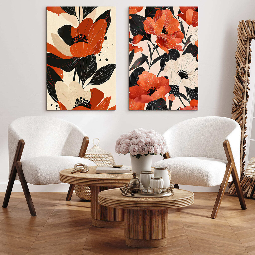 Fleurs vives et contrastées — intérieur 2