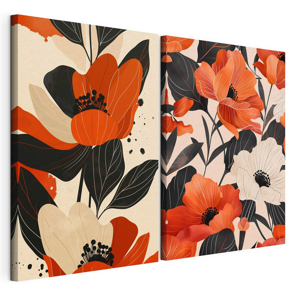 Fleurs vives et contrastées — vue du produit