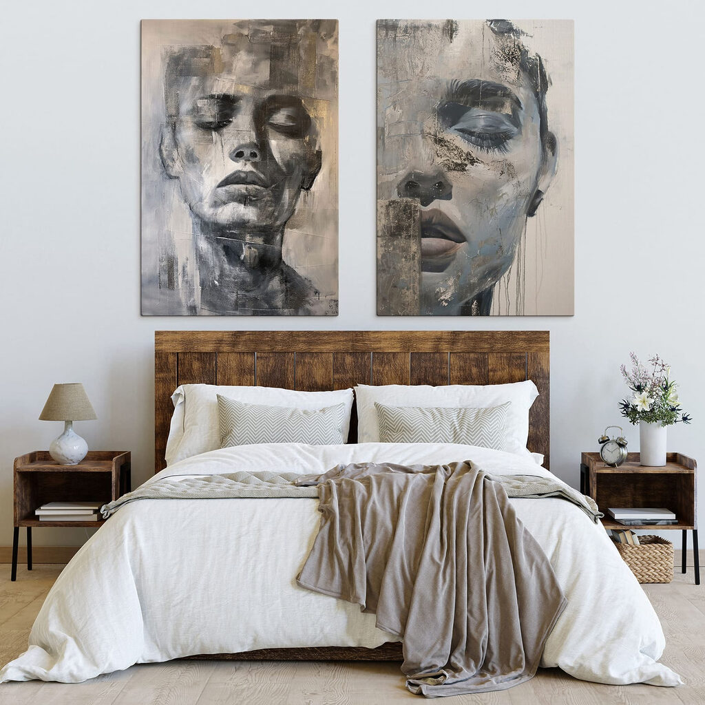 Visages aux couleurs patinées — intérieur 1