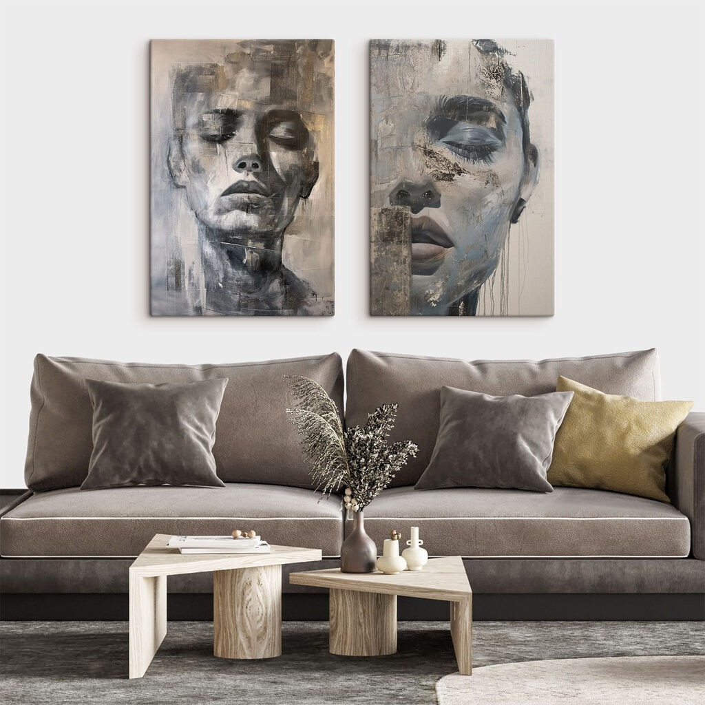 Visages aux couleurs patinées — intérieur 2