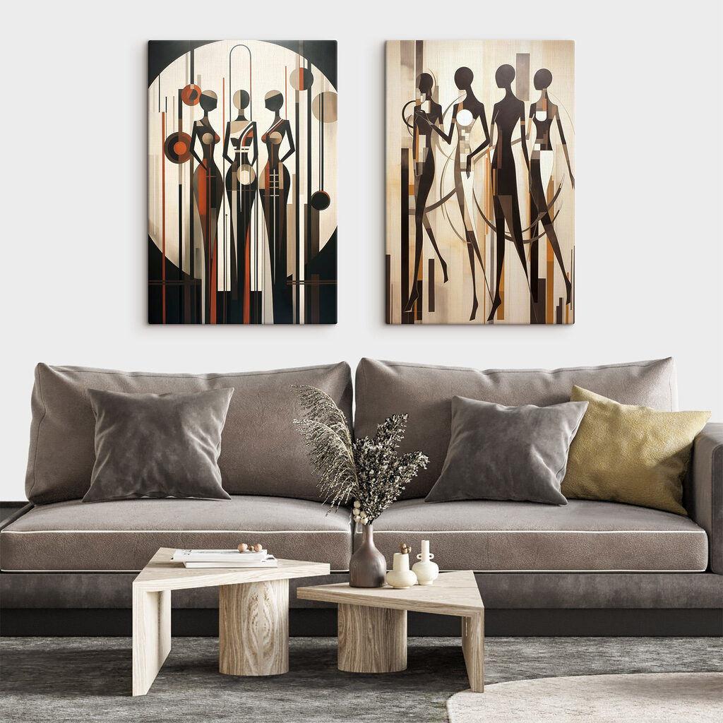 Silhouettes féminines — intérieur 1