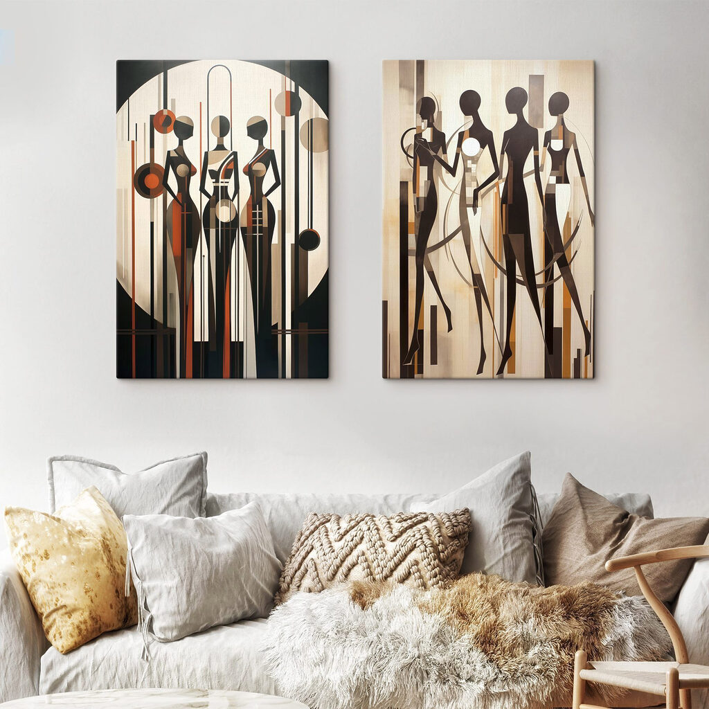 Silhouettes féminines — intérieur 2